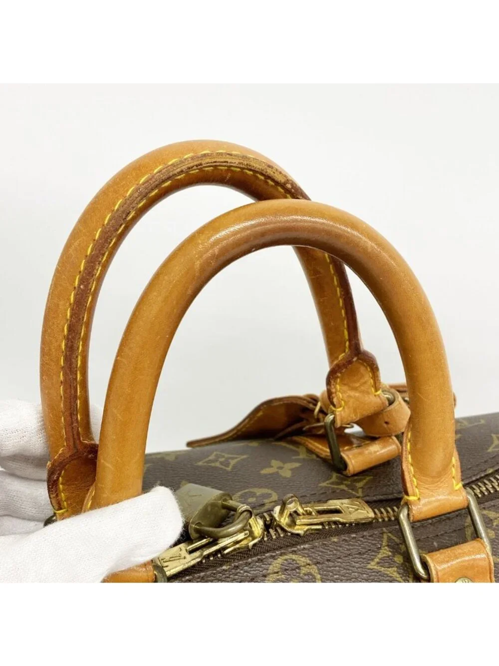 Louis Vuitton Boston Bag Monogram Keepall 45 Brown